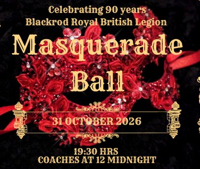RBL Blackrod 90th Anniversary Masquerade Ball